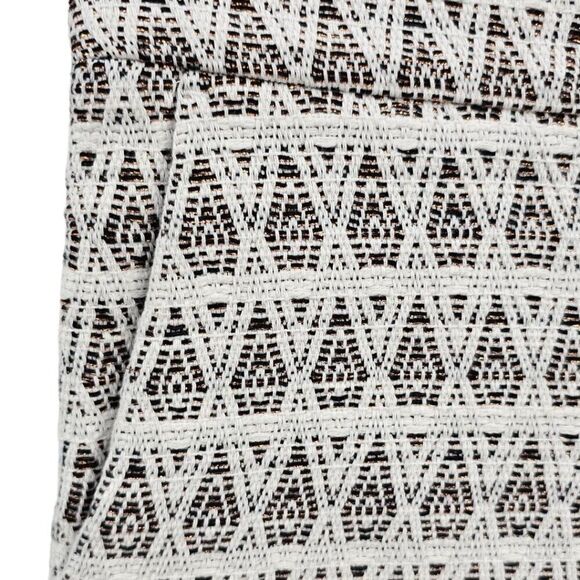 Ann Taylor LOFT Womens 00 Metallic Bronze Geometric Boho The Riviera Shorts - Picture 4 of 12